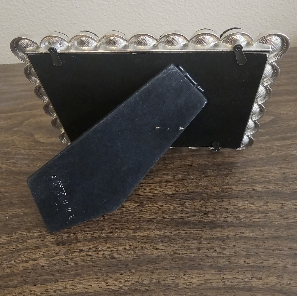 5 X 7 Black Teardrop Gemstone Photo Frame - Picture 2 of 3